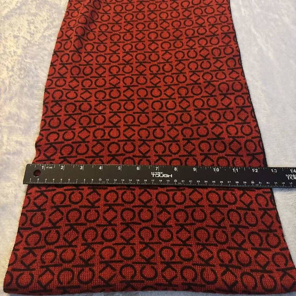 Calvin Klein Circular Shawl, Scarf Multicolored Scarf 60” X 13”